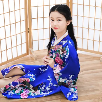 2023 קיץ בסגנון יפני בנות המסורתי, הקימונו Kawaii ילדים המקורי בציר שמלת החתונה Cosplay תלבושות לילדים