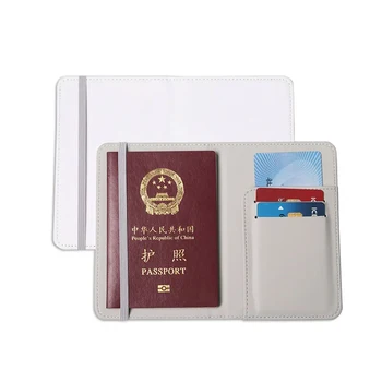 5pcs Pack ריק PU סובלימציה מלא הדפסה בעל הדרכון