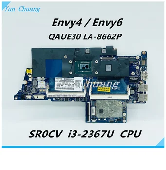 686088-001 693230-001 עבור HP ENVY4 ENVY6 מחשב נייד לוח אם QAUE30 לה-8662P עם SR0CV i3-2367M CPU DDR3 לוח אם