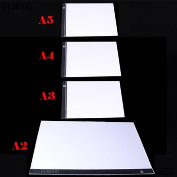 A2/A5/A4 /A3 LED אור משטח לוח 5ד יהלום ציור מעקב להעתיק לוח עם 3 רמת בהירות USB מופעל על ציור הלוח