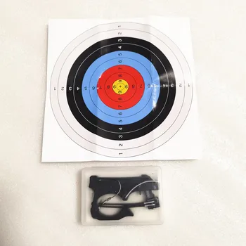 ABS פלסטיק מתקפל מסתובב גומי לירות צעצוע הלחץ כלי המטרה נייר חץ