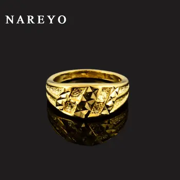 Nareyo חם למכור שרשרת טבעת הנישואין עבור נשים תכשיטים Anillos אופנתי צבע זהב אופנה טבעת אירוסין לנשים, טבעות מתנה