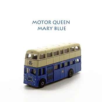 אוקספורד רטרו קומתיים אוטובוס דגם של מכונית 1:148 מכונית מודל סימולציה סגסוגת Die-יציקת מתכת אוסף קישוטים