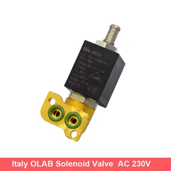 איטליה OLAB AC 230V 2. מיקום 3-דרך פליז חשמלי סולנואיד שסתום נוזל זרימת המים שליטה שסתום קפה, מכונת קיטור מים