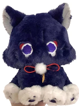 אנימה Genshin השפעה נוודת Balladeer מקסים חתול קטיפה צעצועי בובת Plushie כרית Cosplay מתנה לחג המולד