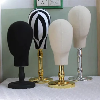 בד נקבה בובה ראשי חלון תצוגת אביזרים כובעים הפאה צעיפים מוסלמיות תכשיטי שרשרת Insertable מחט מודל