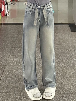 ג ' ינס נשים פנאי פשוטה כל-התאמה קלאסי פופולרי תלמידים אטרקטיבי אופנת רחוב Ulzzang חופשה נפוצות סתיו עיצוב חדש