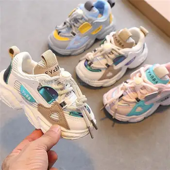 הבחורה החדשה ילדים ילד תינוק רשת לנשימה ילדים פעוט נעלי ספורט נעליים שטוחות