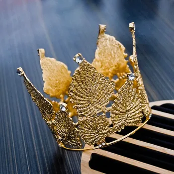 הכלה הכתר כיסוי הראש הנשי 2019 חדש סופר פיות הבארוק למבוגרים עגול קטן נסיכת הכתר החתונה מוצרים