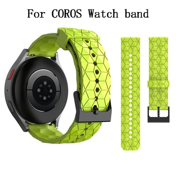 הלהקה COROS איפקס Pro / קצב 2 רצועת שעון על COROS איפקס 46mm 42mm Smartwatch סיליקון רצועה להחלפה קוראה אביזרים