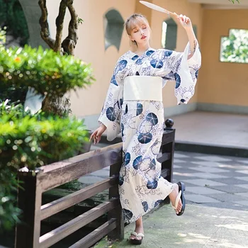 יפנית מסורתית בגדים שמלה יאקאטה הנשים קימונו תחפושת קוספליי יפני Haori אובי יאקאטה קימונו יפני השמלה FF2873