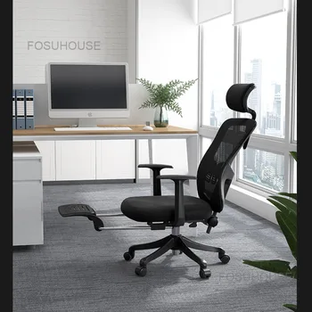 נוחות בישיבה כיסאות במשרד, בבית ריהוט משרדי ארגונומי כיסא המחשב שכיבה הרמת המסתובב כורסה המשחקים הכיסא