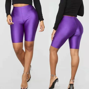 נשים מכנסי רכיבה לרקוד כושר מכנסיים קצרים סלים פעילות ספורט מוצק צבע סקסי, רזה מכנסיים קצרים לנשים הקיץ בסיסיים קצרים.