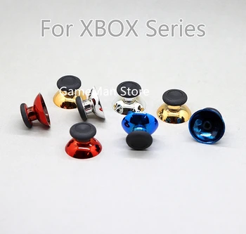 עבור ה-Xbox סדרה S X בקר פטריות רוקר ' ויסטיק כובעי האגודל מקל קאפ עבור xbox אחד Chrome 3d אנלוגי האגודל כובעי מקל