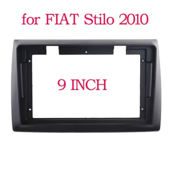 עבור פיאט Stilo 2010 9 אינץ ' רדיו במכונית אנדרואיד סטריאו MP5 GPS נגן מעטפת מסגרת 2 Din ראש יחידת Fascia לכסות לקצץ קיט